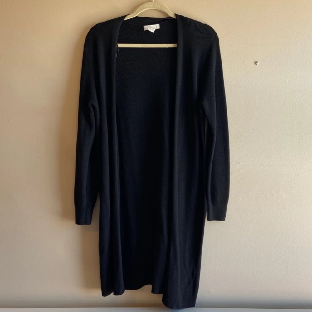 Longline black Cardigan